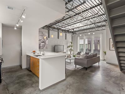 Bathroom at 4801 S Congress Ave Unit #N2 - 2 bed 1 bath home