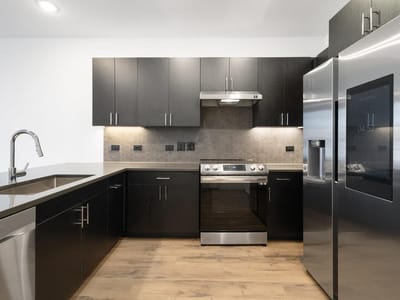Kitchen at 4801 Springdale RD Unit #1106 - 1 bed 1 bath home