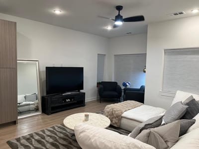 Living area at 4802 S Congress Ave Unit #121 - 1 bed 1 bath home