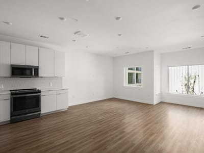 Living area at 4802 S Congress Ave Unit #213 - 1 bed 1 bath home