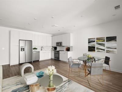 Kitchen at 4802 S Congress Ave Unit #213 - 1 bed 1 bath home