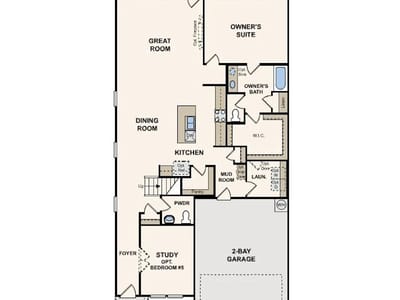 Primary bedroom at 4805 Native Pearl - 5 bed 3 bath home