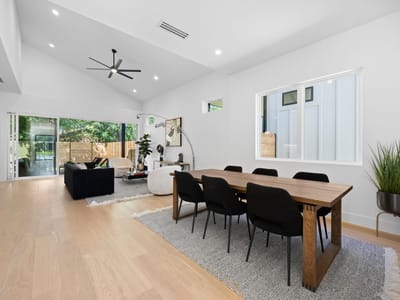 Primary bedroom at 4808 Richmond Ave Unit #1 - 4 bed 3 bath home