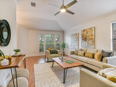 Living area at 4811 Alta Loma DR - 3 bed 2 bath home