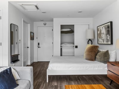 Living area at 49 Navasota ST Unit #220 - 1 bed 1 bath home