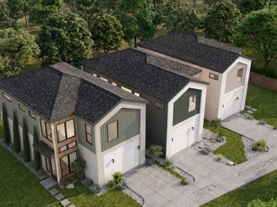 Primary bedroom at 4907 Majestic Dr Unit #2 - 3 bed 2 bath home