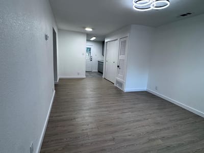Primary bedroom at 4908 Hawk CV Unit #1 - 2 bed 1 bath home