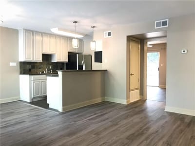 Kitchen at 500 E Riverside DR Unit #154 - 1 bed 1 bath home