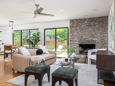 Living area at 5005 Buffalo PASS - 4 bed 2 bath home