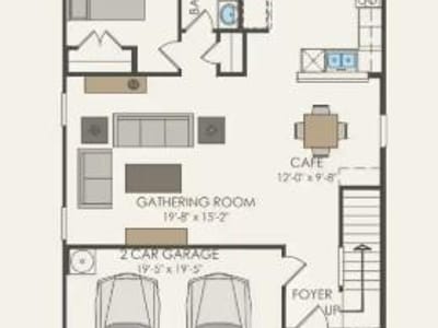 Living area at 501 Bristlecone BND - 4 bed 3 bath home