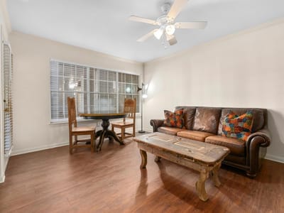 Primary bedroom at 501 W 26th St Unit #113 - 2 bed 2 bath home