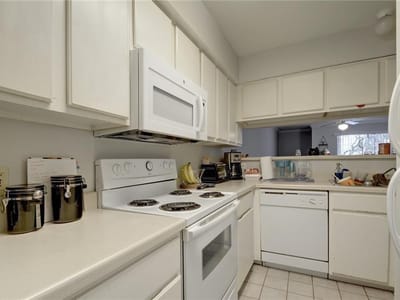 Primary bedroom at 501 W 26th St  #121 - 3 bed 2 bath home