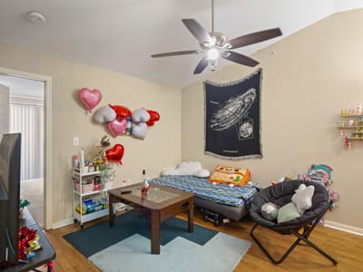 Living area at 501 W 26th St Unit #304 - 1 bed 1 bath home