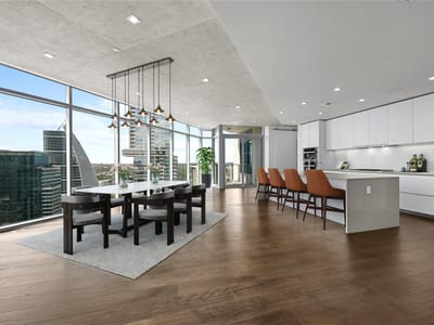 Kitchen at 501 West Ave Unit #3201 - 3 bed 3 bath home