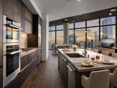 Kitchen at 501 West Ave Unit #3803 - 3 bed 3 bath home