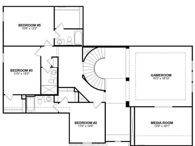 Kitchen at 502 Grazing CT - 5 bed 5 bath home