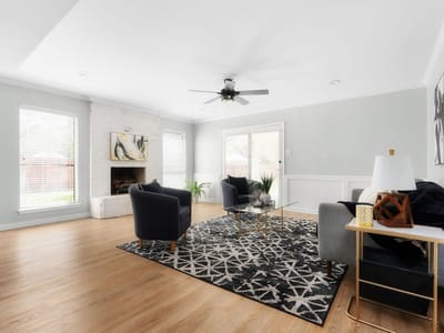 Primary bedroom at 503 San Jacinto St - 3 bed 2 bath home