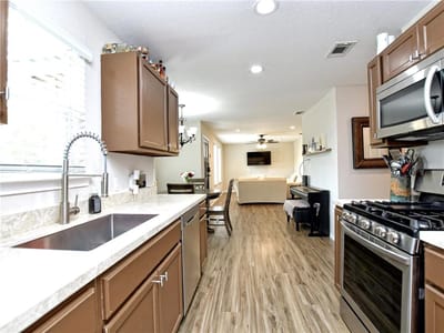 Primary bedroom at 504 W 2nd St - 2 bed 1 bath home