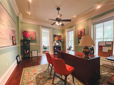 Primary bedroom at 506 W 14th St W Unit #B - Block 177 Original City, Austin, TX