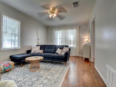 Primary bedroom at 508 Turney St - 2 bed 1 bath home