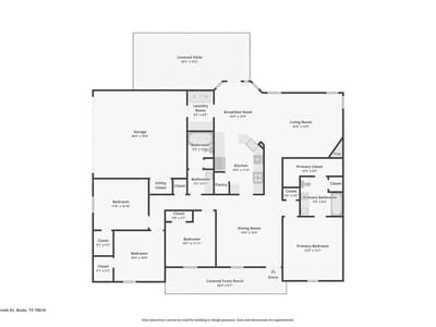 Living area at 510 Maybrook Dr - 4 bed 2 bath home