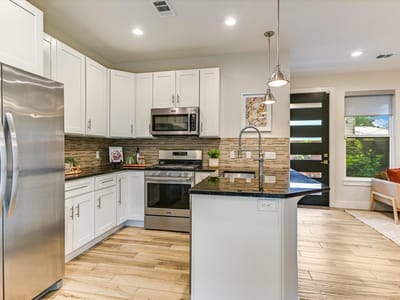 Primary bedroom at 5102 Martin Ave Unit #2 - 2 bed 2 bath home