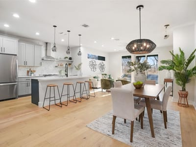 Living area at 5109 Stone Gate Dr Unit #2 - 3 bed 3 bath home