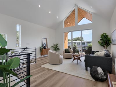 Living area at 511 South Park DR Unit #2 - 2 bed 2 bath home