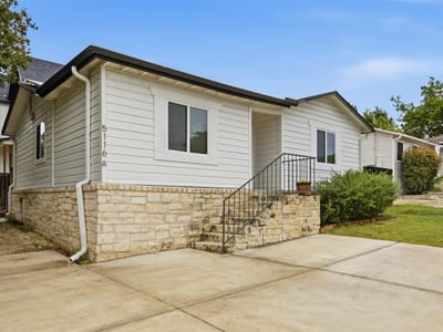 Primary bedroom at 5116 Heflin LN Unit #1 - 2 bed 2 bath home