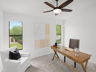 Primary bedroom at 512 Eberhart LN Unit #1003 - 2 bed 1 bath home