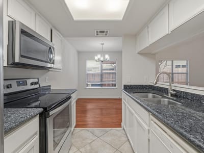 Primary bedroom at 512 Eberhart LN Unit #1402 - 2 bed 1 bath home