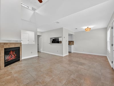 Kitchen at 512 Eberhart Ln Unit #203 - 2 bed 1 bath home
