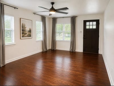 Primary bedroom at 517 W Martin Luther King DR - 2 bed 1 bath home