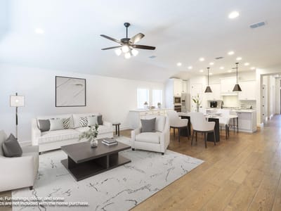 Living area at 521 Estacado Ln - 4 bed 3 bath home
