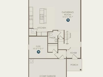 Living area at 5210 Monarda Mint DR - 4 bed 3 bath home