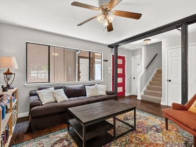 Living area at 5214 Langwood DR - 2 bed 2 bath home