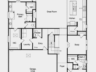 Living area at 5228 La Spezia WAY - 4 bed 4 bath home