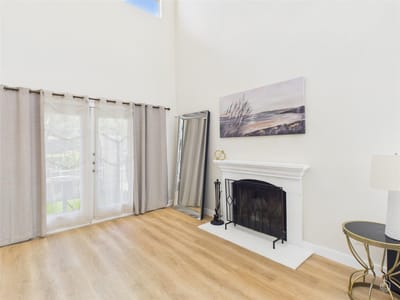 Living area at 5306 Beacon Dr Unit #A - 2 bed 2 bath home