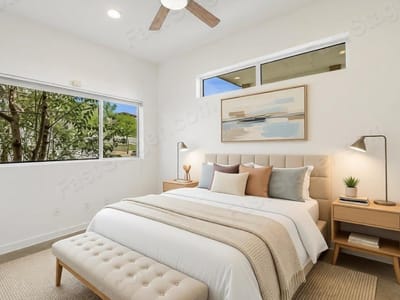 Primary bedroom at 5308 Sendero Hills PKWY - 3 bed 3 bath home