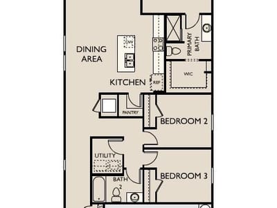 Living area at 532 Old Western PASS - 3 bed 2 bath home