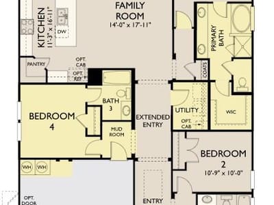 Primary bedroom at 533 Redding WAY - 4 bed 3 bath home