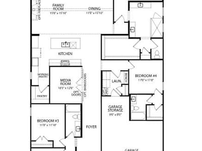 Living area at 540 River Overlook RD - 4 bed 3 bath home