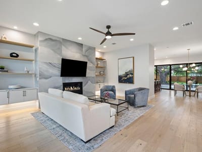 Primary bedroom at 5405 Montview St - 5 bed 4 bath home