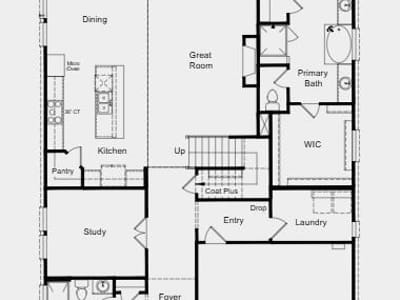 Living area at 5409 Bellano BND - 4 bed 3 bath home