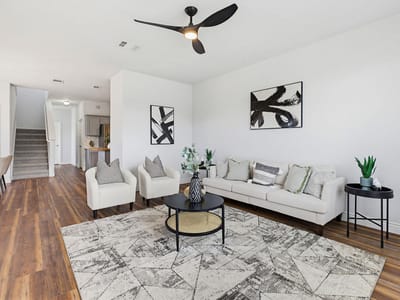 Living area at 5500 Toscana Ave - 3 bed 2 bath home