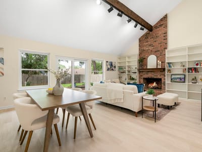 Living area - 5504 Camp Fire Trl Living area at 5504 Camp Fire Trl - 4 bed 2 bath home
