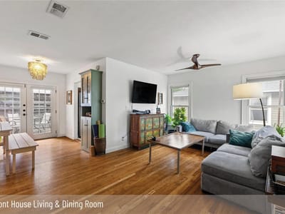 Primary bedroom at 5508 Avenue G Unit #A and B - Highlands, Austin, TX