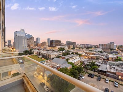Living area at 555 E 5th ST Unit #903 - 1 bed 1 bath home