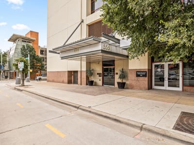 Primary bedroom at 555 E 5th ST Unit #903 - 1 bed 1 bath home