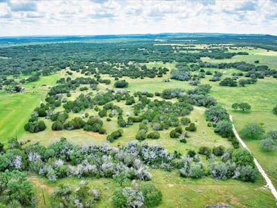 Primary bedroom at 555 Summer Hill Ln - 33.62 Acres, Johnson City, TX